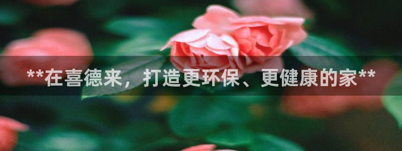 杏耀平台注册登录：**在喜德来，打造更环保、更健康的家**