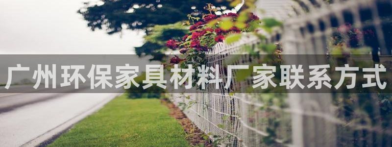 杏耀平台登录网址是什么：广州环保家具材料厂家联系方式