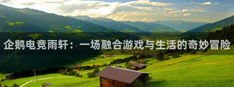乐鱼电竞网站：企鹅电竞雨轩：一场融合游戏与生活的奇妙冒险