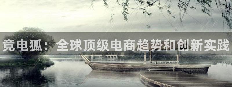 乐鱼电竞app：竞电狐：全球顶级电商趋势和创新实践
