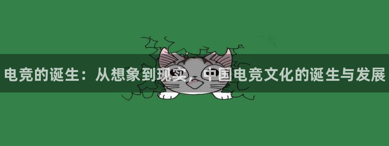 乐鱼电竞下载：电竞的诞生：从想象到现实，中国电竞文化的诞生与发展